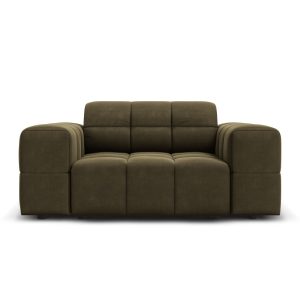 Cosmopolitan Design Fauteuil Chicago flueel groente – 102x132x78cm Cosmopolitan Design Fauteuil Chicago flueel groente – 102x132x78cm