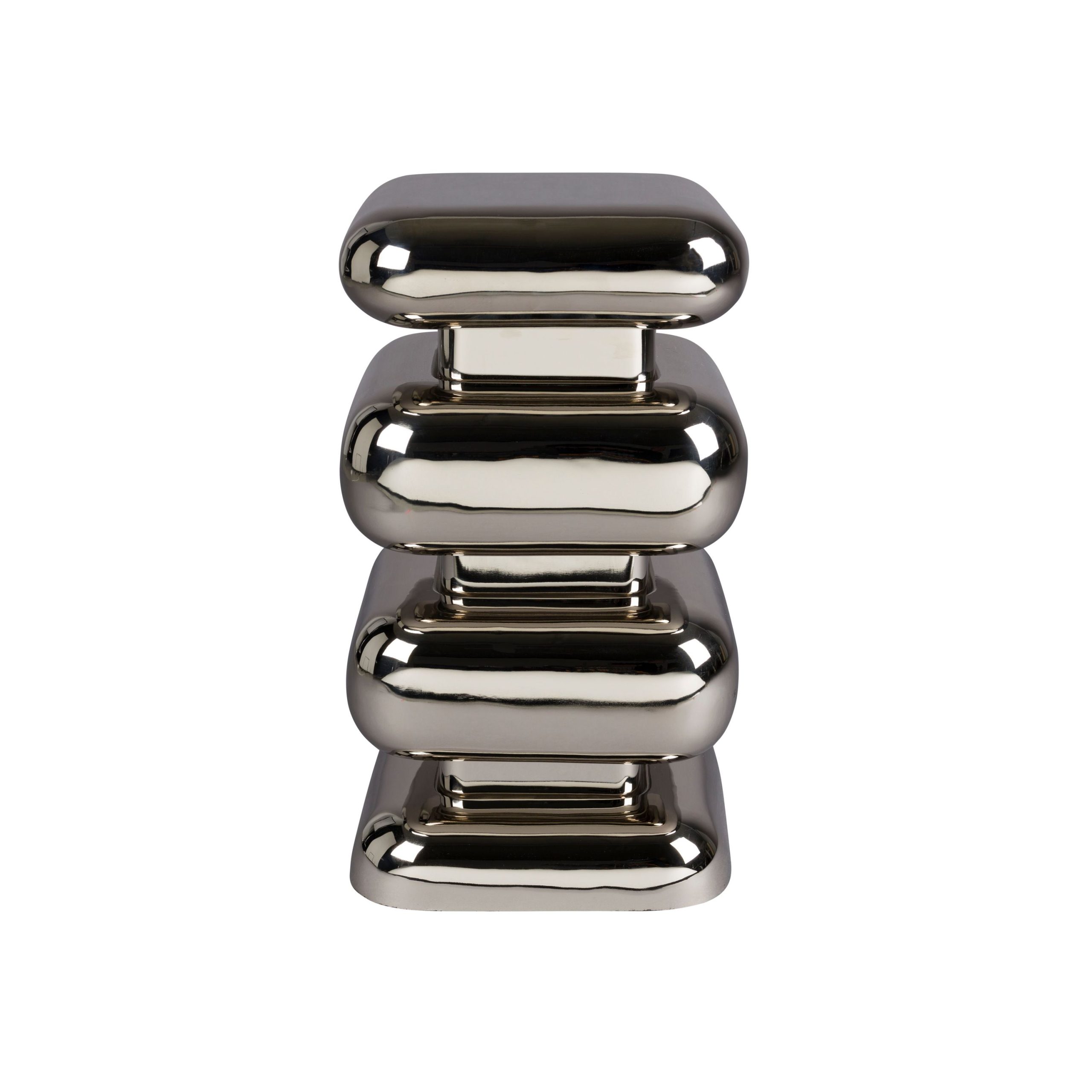 Dutchbone Stubby Bijzettafel Chroom - Zilver
