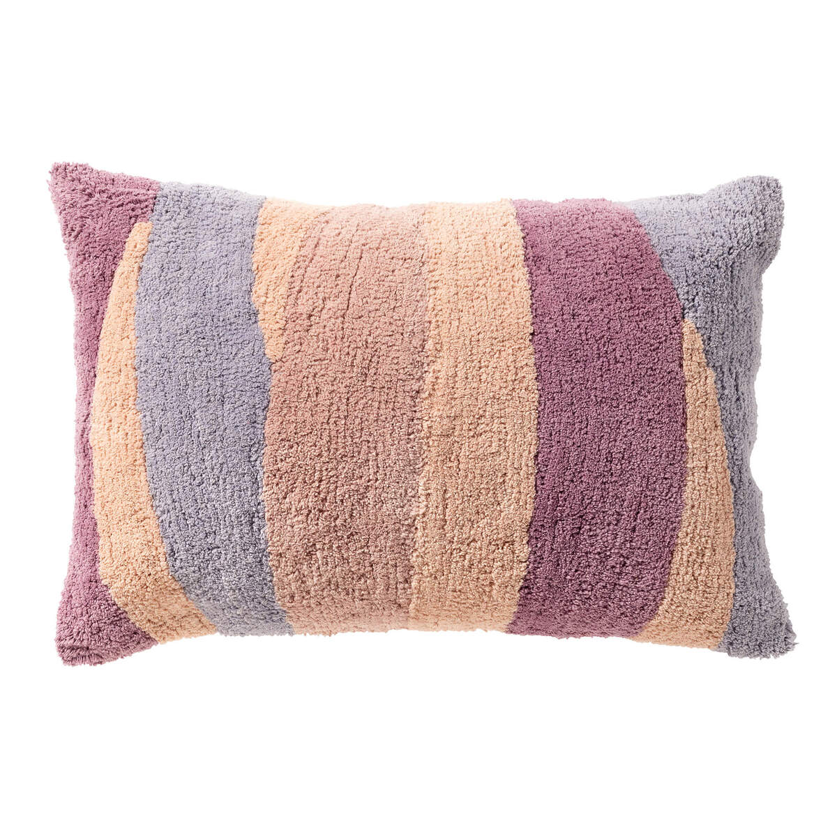 IMME - kussenhoes 40x60 cm - organisch gestreept - Dusky Orchid - paar