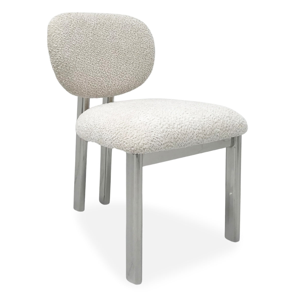 DÉJA Living Eetkamerstoel Bjerka - Beige/Chrome