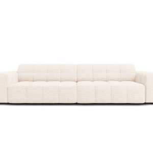 Cosmopolitan Design Bank Chicago 4-zits, chenille lichtbeige – 102×252 Cosmopolitan Design Bank Chicago 4-zits, chenille lichtbeige – 102×252