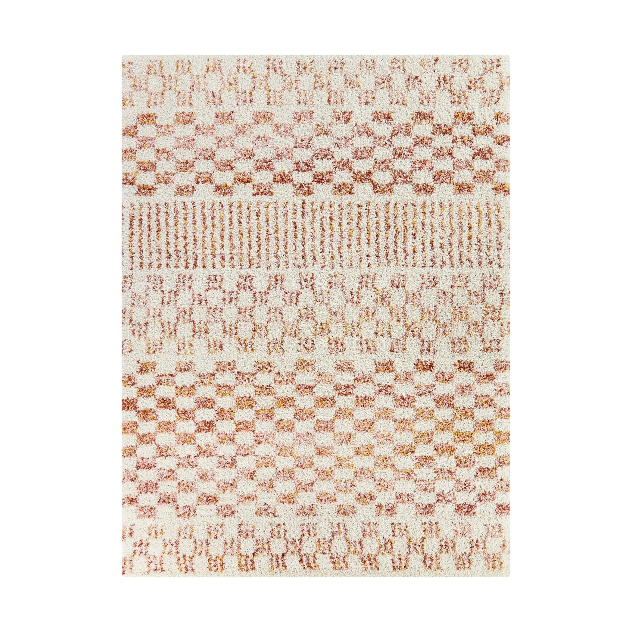 AFK Living vloerkleed Boho - shaggy - terracotta - 120 x 170 cm