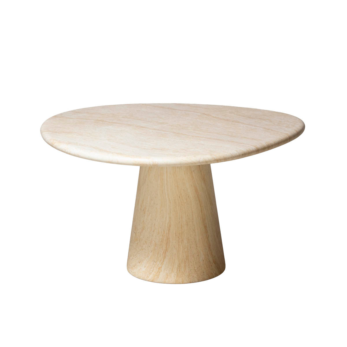 DÉJA Living Eettafel Vejen - Lichtbruin Composiet - 130x130x76cm