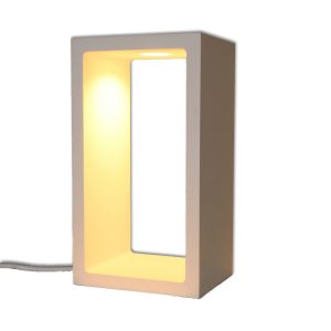 Artdelight tafellamp Corridor – 1 lichts – 8 x 18 cm – wit Artdelight tafellamp Corridor – 1 lichts – 8 x 18 cm – wit