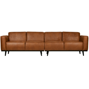 WOOOD 4-zits bank Statement – Eco-leder – Cognac – 77x280x93 WOOOD 4-zits bank Statement – Eco-leder – Cognac – 77x280x93