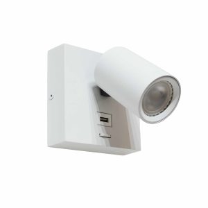 Artdelight wandlamp Master – 1 lichts – 13 x 11.5 cm – wit Artdelight wandlamp Master – 1 lichts – 13 x 11.5 cm – wit