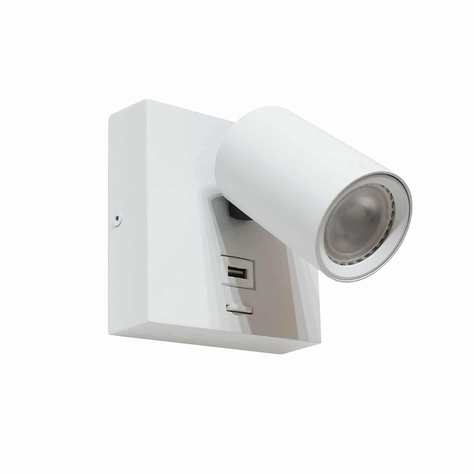 Artdelight wandlamp Master - 1 lichts - 13 x 11.5 cm - wit