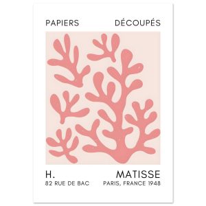 Artfulprints Poster Matisse – Coral shadows taupe – 70×100 cm – Taupe Artfulprints Poster Matisse – Coral shadows taupe – 70×100 cm – Taupe