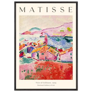 Artfulprints Poster met Lijst Matisse – View of Collioure 1905 – 70×10 Artfulprints Poster met Lijst Matisse – View of Collioure 1905 – 70×10