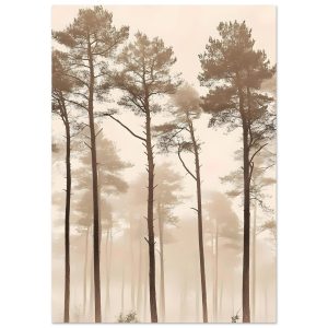 Artfulprints Poster Boho – Silent woods – A4 21×29.7 cm – beige Artfulprints Poster Boho – Silent woods – A4 21×29.7 cm – beige