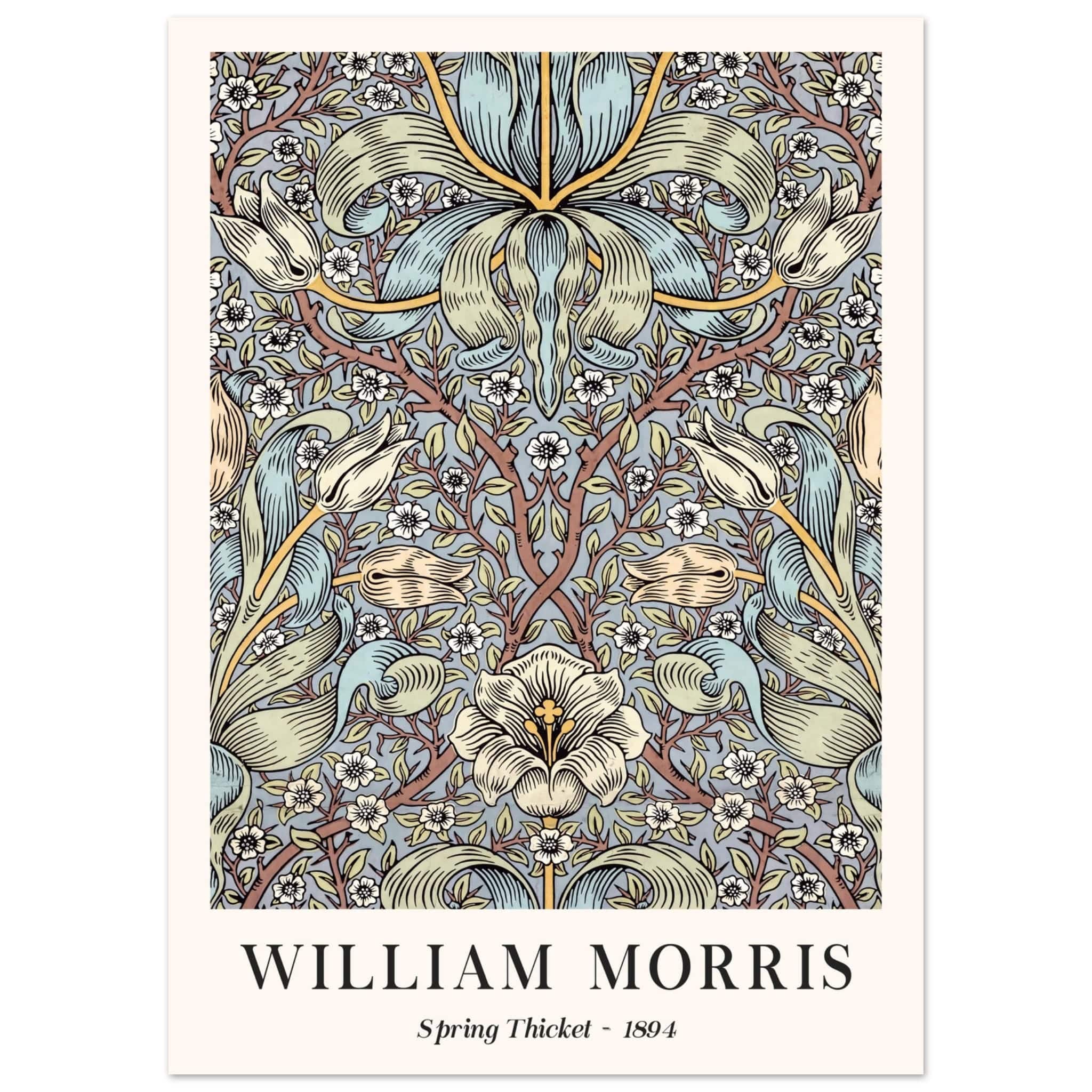 Artfulprints Poster William Morris - Spring thicket 1884 - 50x70 cm -