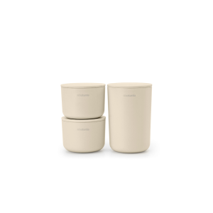 Brabantia Opbergbakjes – set van 3 – soft beige Brabantia Opbergbakjes – set van 3 – soft beige