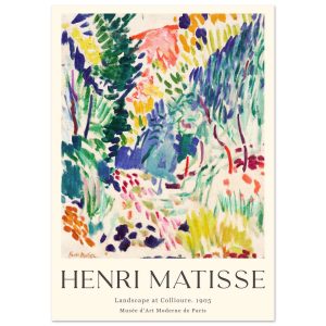 Artfulprints Poster Matisse – Landscape of Collioure 1905 – A4 21×29.7 Artfulprints Poster Matisse – Landscape of Collioure 1905 – A4 21×29.7