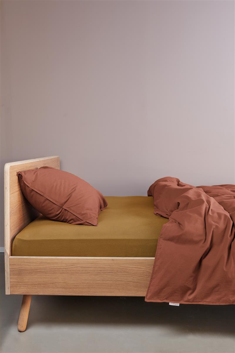 Beddinghouse - Jersey - Hoeslaken - 140x220 cm - Geel