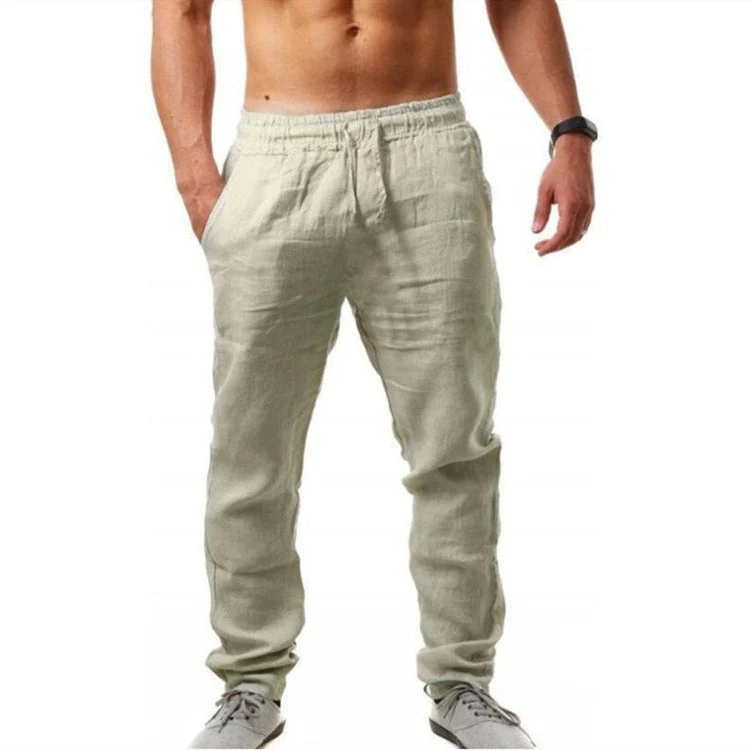 Stijlvolle linnen heren broek – Matthijs