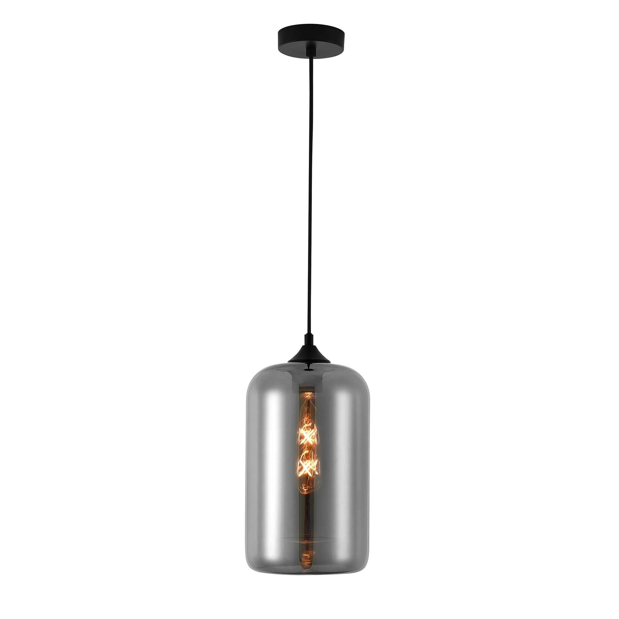 Artdelight hanglamp Botany - 1 lichts - 18 x 188 cm - zwart