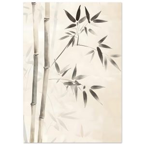 Artfulprints Poster Boho – Bamboo lines – 70×100 cm – beige Artfulprints Poster Boho – Bamboo lines – 70×100 cm – beige