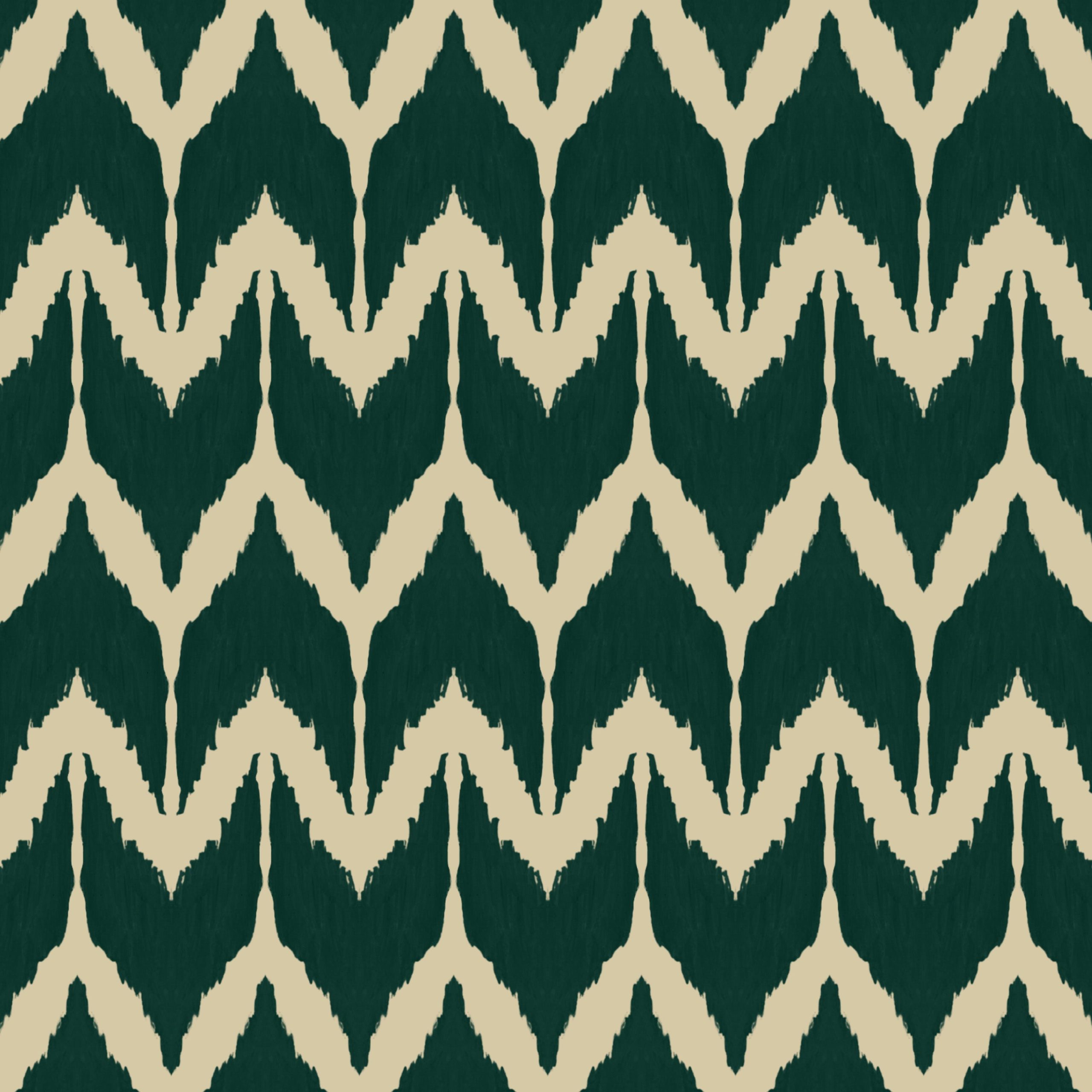 Catchii Behang Ikat Toko green