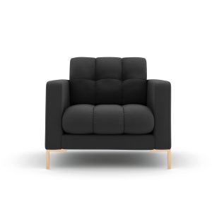 Cosmopolitan Design Fauteuil Bali structurele stof, donkergrijs – 96×8 Cosmopolitan Design Fauteuil Bali structurele stof, donkergrijs – 96×8