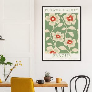 Artfulprints Poster Flower market – Prague I – 70×100 cm – Meerkleurig Artfulprints Poster Flower market – Prague I – 70×100 cm – Meerkleurig