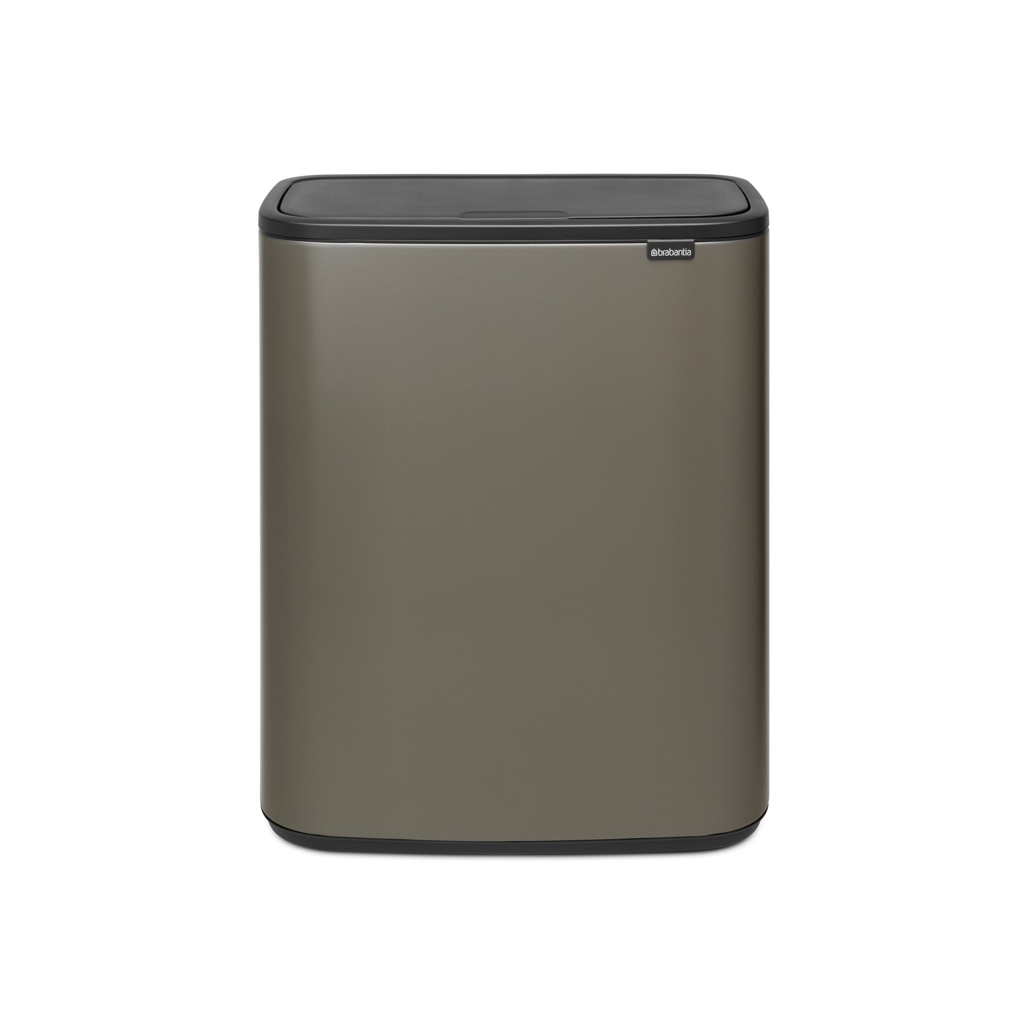 Brabantia Bo Touch Bin, met 2 binnenemmers, 2 x 30 liter - Platinum