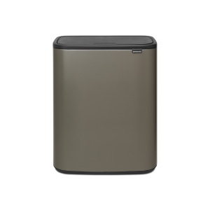 Brabantia Bo Touch Bin, met 1 binnenemmer, 60 liter – Platinum Brabantia Bo Touch Bin, met 1 binnenemmer, 60 liter – Platinum