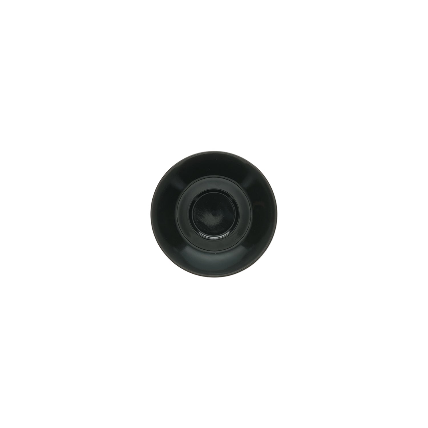 Bonbistro - Schotel 15,5cm voor kop 16cl en kop 20,5cl zwart Barista -
