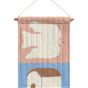 Calma House Muurdecoratie Camp – Meerkleurig – 30×40
