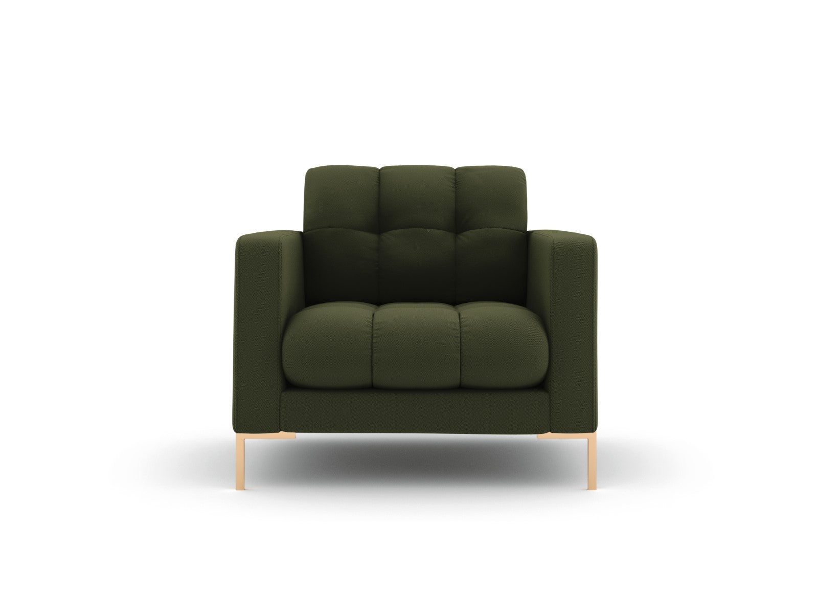 Cosmopolitan Design Fauteuil Bali structurele stof, groente - 96x87x75