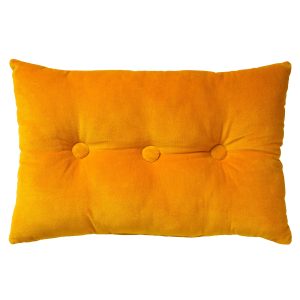 VALERIE – Sierkussen 40×60 cm – velvet – met knopen – Golden Glow – ge VALERIE – Sierkussen 40×60 cm – velvet – met knopen – Golden Glow – ge