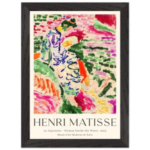 Artfulprints Poster met Lijst Matisse – La japonaise 1905 – A4 21×29.7 Artfulprints Poster met Lijst Matisse – La japonaise 1905 – A4 21×29.7