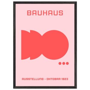 Artfulprints Poster met Lijst Bauhaus – Ausstellung oktobar 1923 – 50x Artfulprints Poster met Lijst Bauhaus – Ausstellung oktobar 1923 – 50x