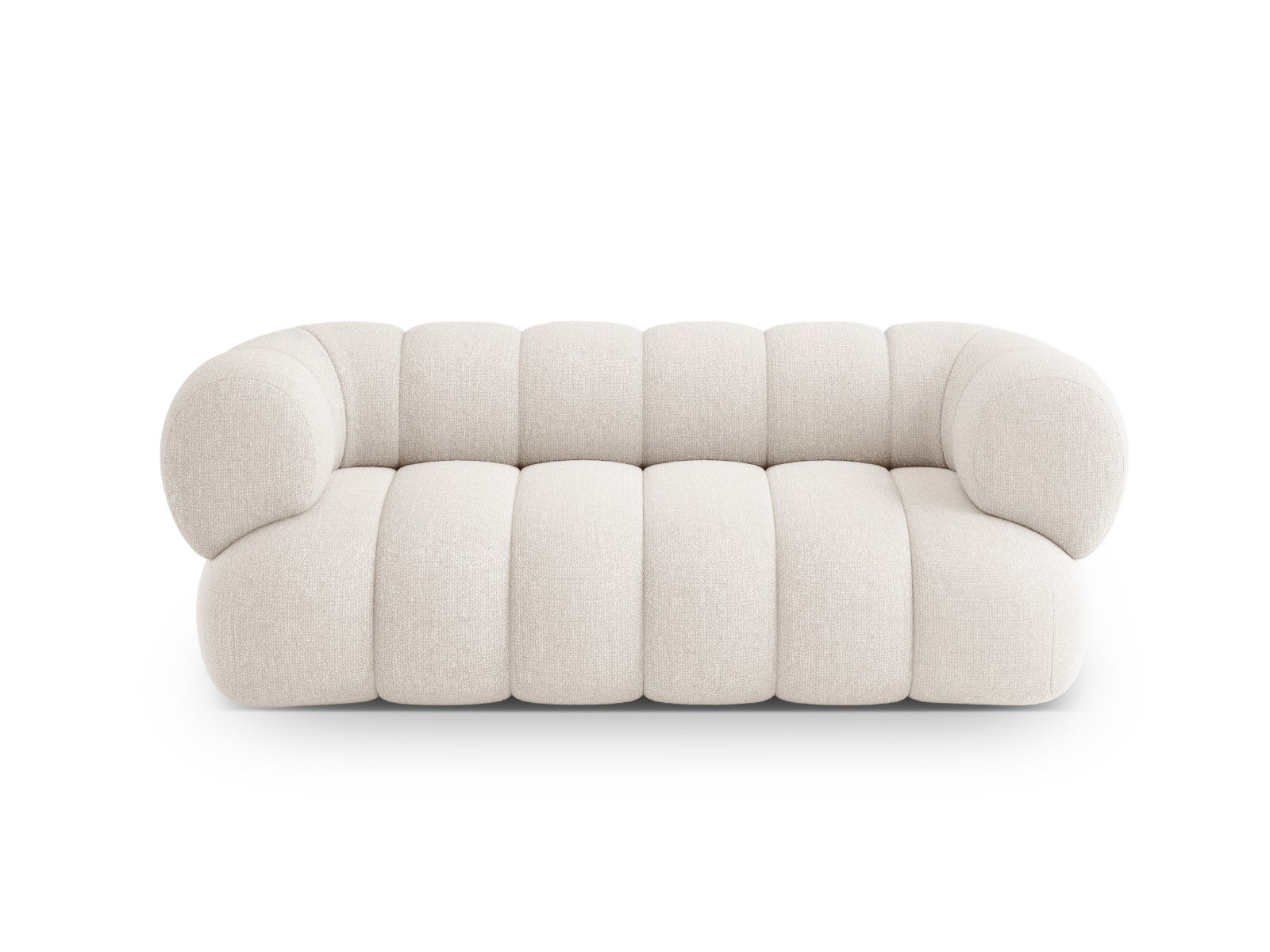 Cosmopolitan Design Bank Koge 2-zits, chenille lichtbeige - 95x180x70c