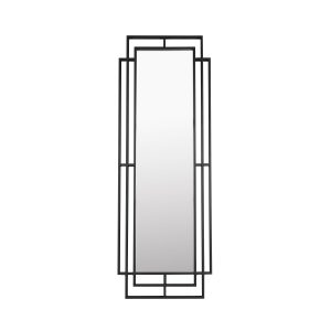 Dutchbone Ramsey Spiegel staand/ Passpiegel – Zwart Dutchbone Ramsey Spiegel staand/ Passpiegel – Zwart