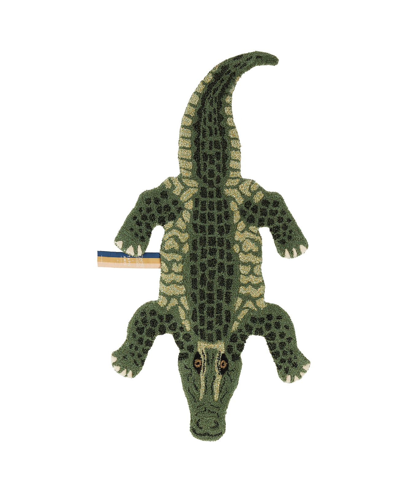 Doing Goods Coolio Krokodil Vloerkleed - Klein 122 x 61 x 2 cm - 100%