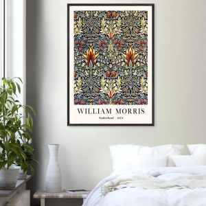Artfulprints Poster William Morris – Snakeshead 1876 – 70×100 cm – Bla