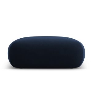 Cosmopolitan Design Poef Nolio 2-zits, flueel koningsblauw – 100x100x3 Cosmopolitan Design Poef Nolio 2-zits, flueel koningsblauw – 100x100x3
