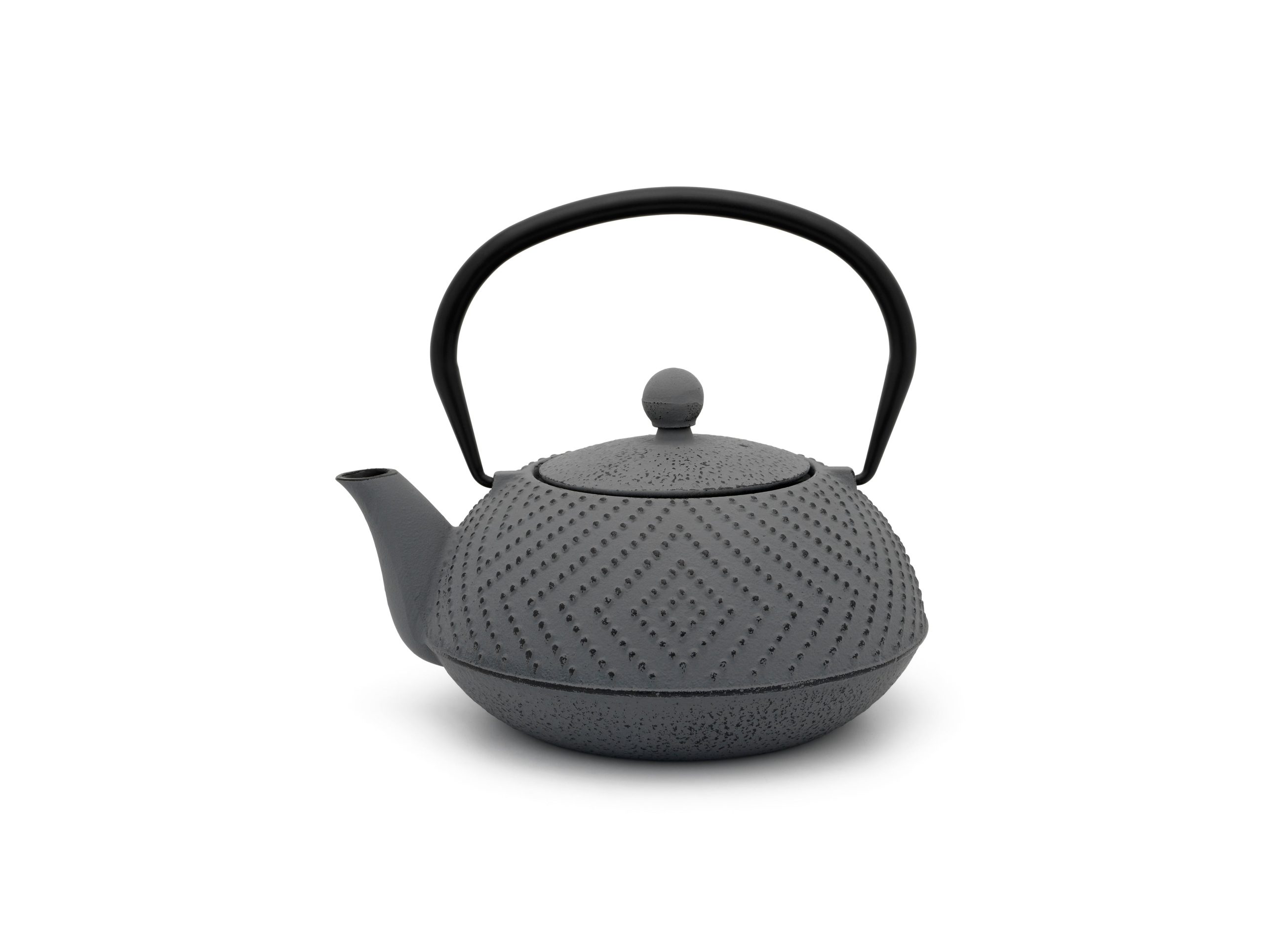 Bredemeijer Theepot Fujian 1.2L met filter warm grijs - theezeef