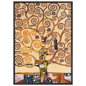 Artfulprints Poster met Lijst Gustav Klimt – Tree of life – 70×100 cm Artfulprints Poster met Lijst Gustav Klimt – Tree of life – 70×100 cm