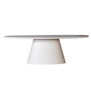 DÉJA Living Eettafel Brunn – Ovaal Beige Eco Composiet – 240cm DÉJA Living Eettafel Brunn – Ovaal Beige Eco Composiet – 240cm
