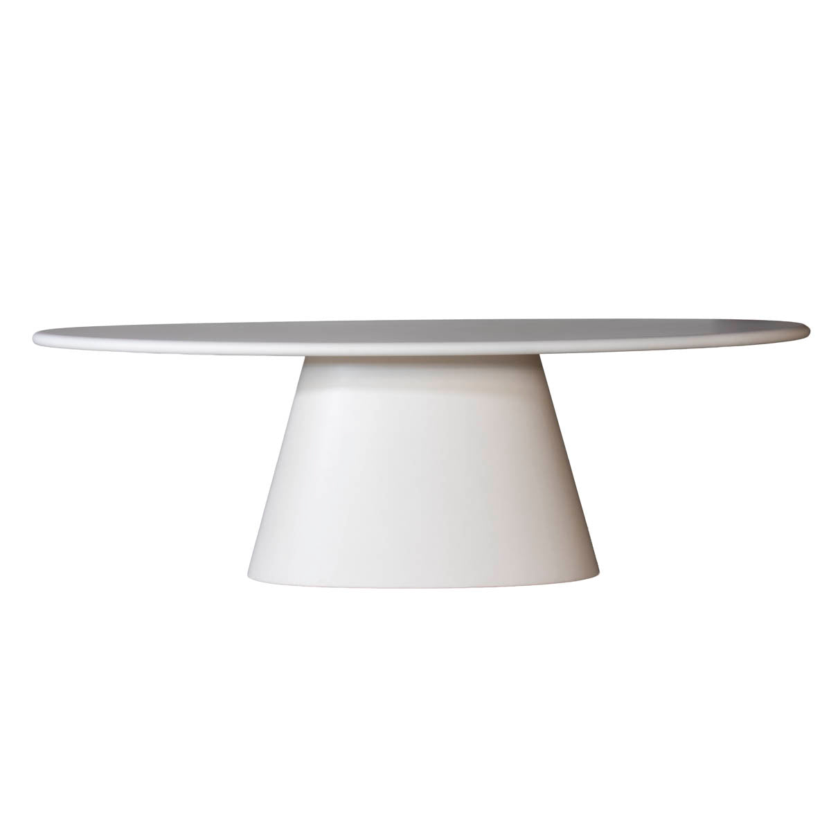 DÉJA Living Eettafel Brunn - Ovaal Beige Eco Composiet - 200cm