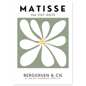 Artfulprints Poster Matisse – Floral motion – A4 21×29.7 cm – Grijs Artfulprints Poster Matisse – Floral motion – A4 21×29.7 cm – Grijs