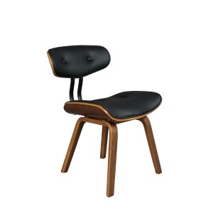 Dutchbone Blackwood Eetkamerstoel Hout/ Kunstleer Bruin Dutchbone Blackwood Eetkamerstoel Hout/ Kunstleer Bruin