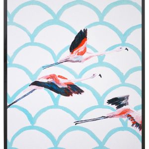 Catchii poster Flying Flamingos – meerkleurig – 297×210 cm Catchii poster Flying Flamingos – meerkleurig – 297×210 cm