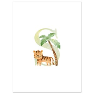 Artfulprints Poster Letter S kindernaam – 30×40 cm – Meerkleurig Artfulprints Poster Letter S kindernaam – 30×40 cm – Meerkleurig