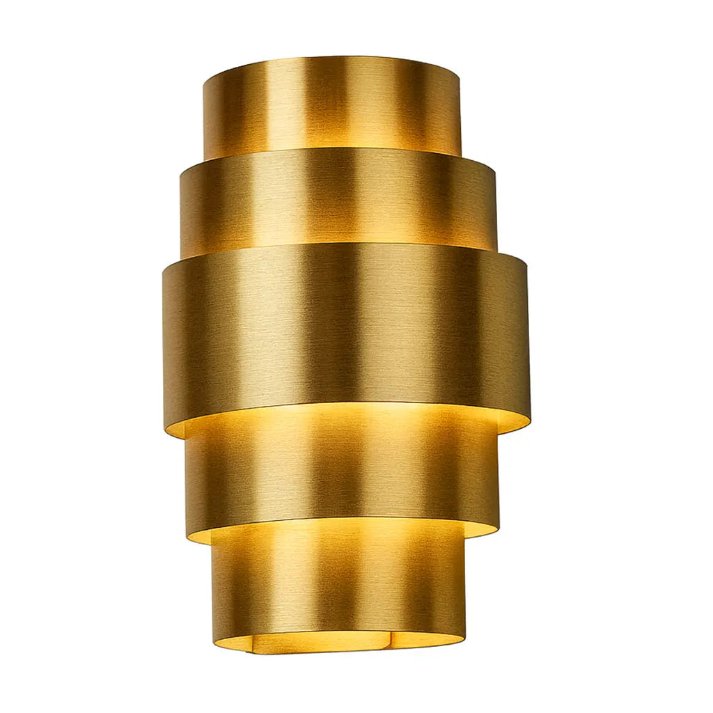 Artdelight wandlamp Rolls - 2 lichts - 13 x 22 cm - brons
