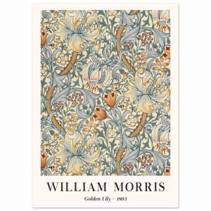 Artfulprints Poster William Morris – Golden lilly 1893 – 50×70 cm – Gr Artfulprints Poster William Morris – Golden lilly 1893 – 50×70 cm – Gr