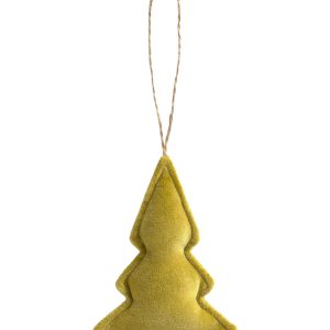 Calma House Kerstornament Velour – Groen – 12×7.5 Calma House Kerstornament Velour – Groen – 12×7.5