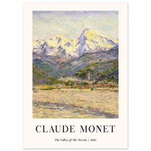 Artfulprints Poster Claude Monet – The valley of the Nervia – 50×70 cm Artfulprints Poster Claude Monet – The valley of the Nervia – 50×70 cm