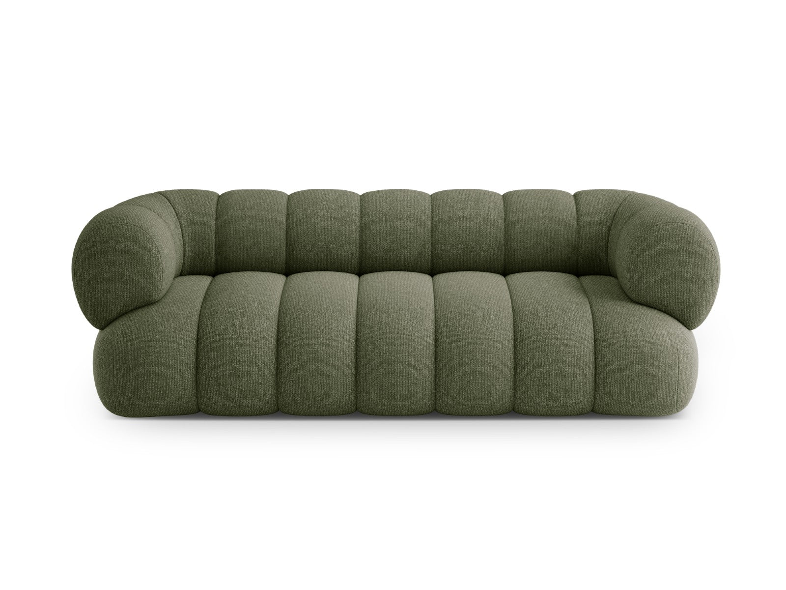 Cosmopolitan Design Bank Koge 3-zits, chenille groente - 95x210x70cm